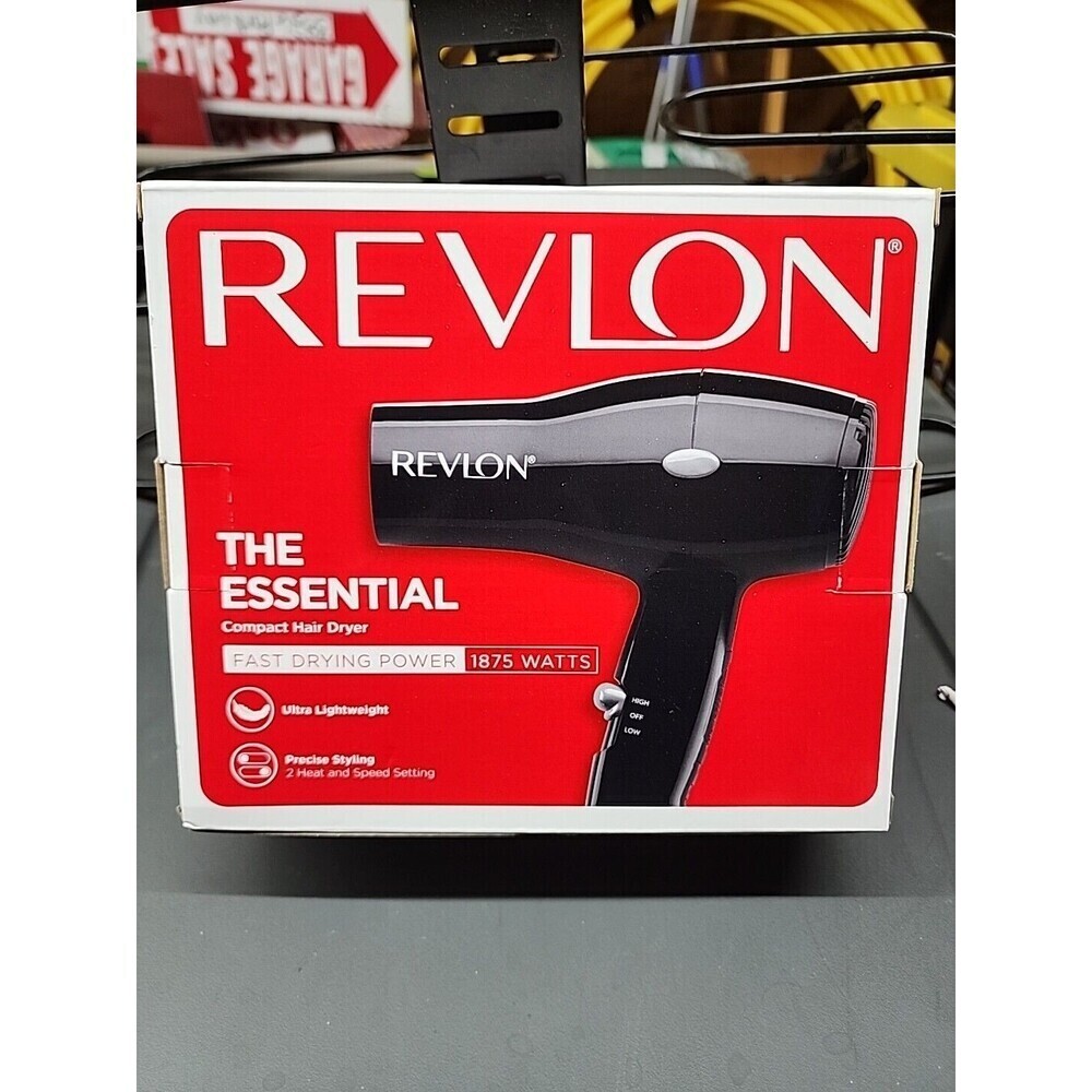 Revlon Compact Hair Dryer1875W Lightweight Design Perfect for Travel